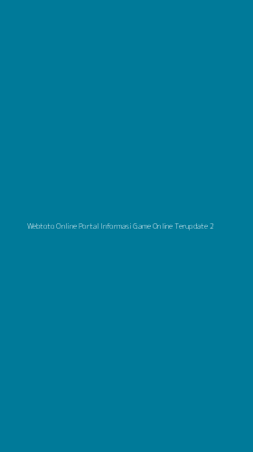 Tampilan Antarmuka Aplikasi Webtoto Online Portal Informasi Game Online Terupdate - 2