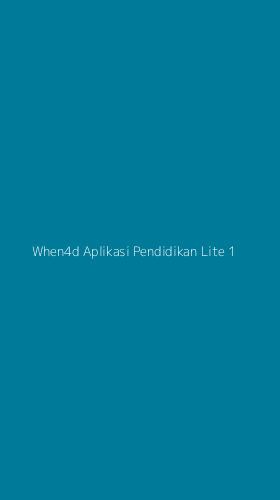 Tampilan Antarmuka Aplikasi When4d Aplikasi Pendidikan Lite - 1