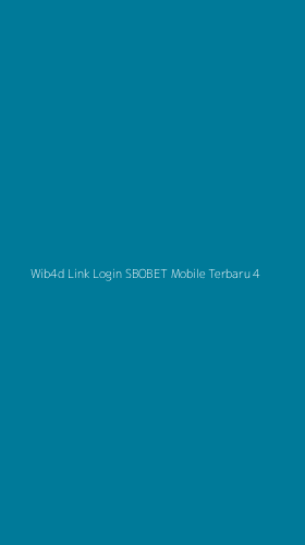 Tampilan Antarmuka Aplikasi Wib4d Link Login Sbobet Mobile Terbaru - 4