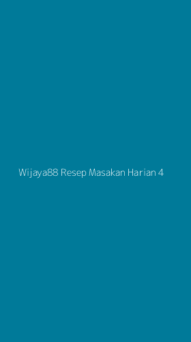 Tampilan Antarmuka Aplikasi Wijaya88 Resep Masakan Harian - 4