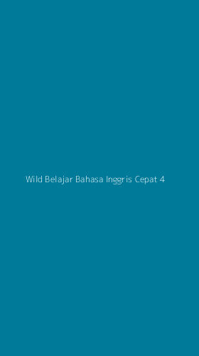 Tampilan Antarmuka Aplikasi Wild Belajar Bahasa Inggris Cepat - 4
