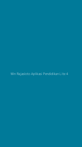 Tampilan Antarmuka Aplikasi Win Rajasloto Aplikasi Pendidikan Lite - 4