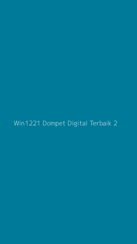 Tampilan Antarmuka Aplikasi Win1221 Dompet Digital Terbaik - 2