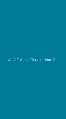 Tampilan Antarmuka Aplikasi Win2 Tutorial Server Linux - 2
