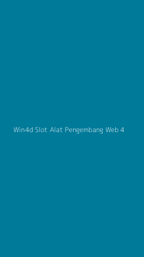 Tampilan Antarmuka Aplikasi Win4d Slot Alat Pengembang Web - 4