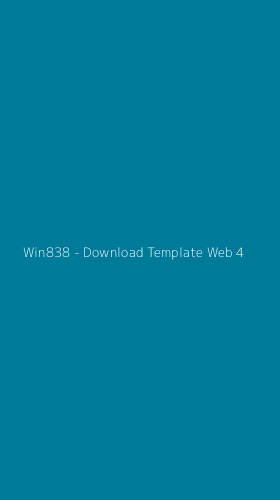 Tampilan Antarmuka Aplikasi Win838 - Download Template Web - 4