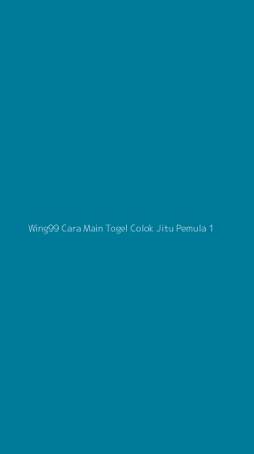 Tampilan Antarmuka Aplikasi Wing99 Cara Main Togel Colok Jitu Pemula - 1