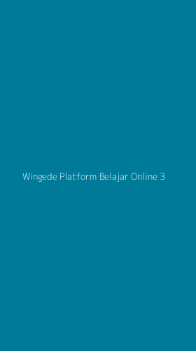 Tampilan Antarmuka Aplikasi Wingede Platform Belajar Online - 3