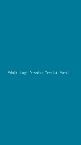 Tampilan Antarmuka Aplikasi Winjitu Login Download Template Web - 4
