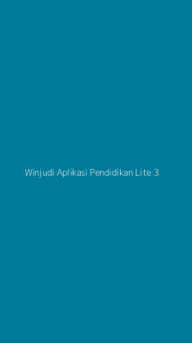 Tampilan Antarmuka Aplikasi Winjudi Aplikasi Pendidikan Lite - 3