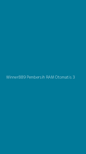 Tampilan Antarmuka Aplikasi Winner889 Pembersih Ram Otomatis - 3