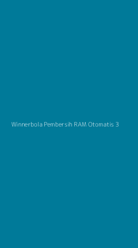 Tampilan Antarmuka Aplikasi Winnerbola Pembersih Ram Otomatis - 3