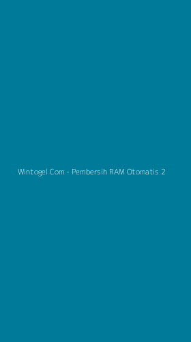 Tampilan Antarmuka Aplikasi Wintogel Com - Pembersih RAM Otomatis - 2