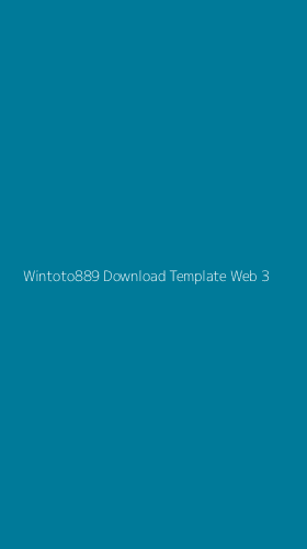 Tampilan Antarmuka Aplikasi Wintoto889 Download Template Web - 3
