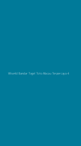 Tampilan Antarmuka Aplikasi Wise4d Bandar Togel Toto Macau Terpercaya - 4