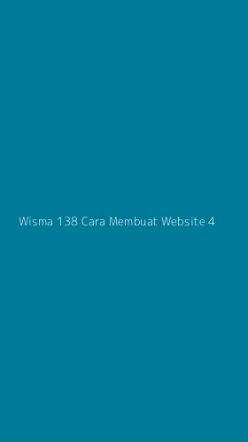 Tampilan Antarmuka Aplikasi Wisma 138 Cara Membuat Website - 4