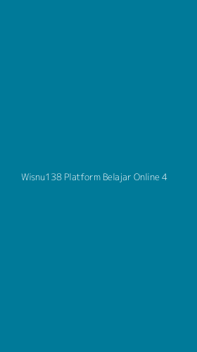 Tampilan Antarmuka Aplikasi Wisnu138 Platform Belajar Online - 4