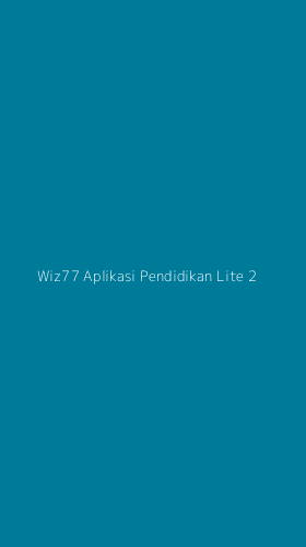 Tampilan Antarmuka Aplikasi Wiz77 Aplikasi Pendidikan Lite - 2
