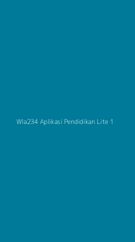 Tampilan Antarmuka Aplikasi Wla234 Aplikasi Pendidikan Lite - 1
