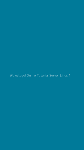 Tampilan Antarmuka Aplikasi Wolestogel Online Tutorial Server Linux - 1