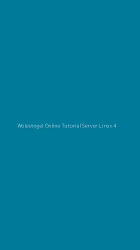 Tampilan Antarmuka Aplikasi Wolestogel Online Tutorial Server Linux - 4