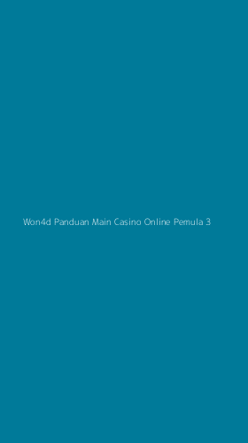 Tampilan Antarmuka Aplikasi Won4d Panduan Main Casino Online Pemula - 3