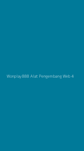 Tampilan Antarmuka Aplikasi Wonplay888 Alat Pengembang Web - 4
