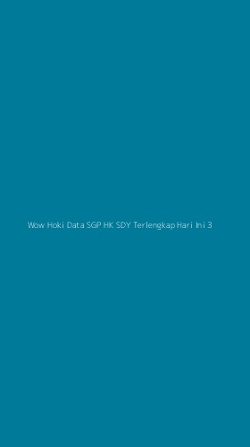 Tampilan Antarmuka Aplikasi Wow Hoki Data Sgp Hk Sdy Terlengkap Hari Ini - 3