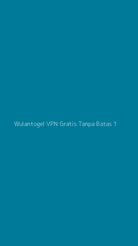 Tampilan Antarmuka Aplikasi Wulantogel Vpn Gratis Tanpa Batas - 1