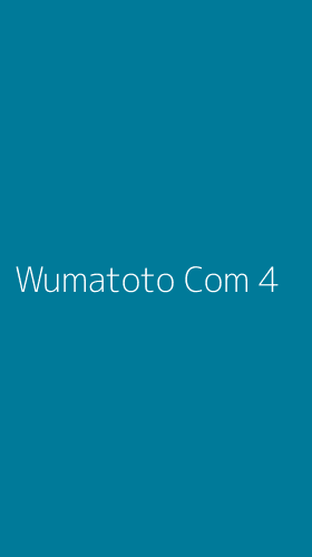 Tampilan Antarmuka Aplikasi Wumatoto Com - 4