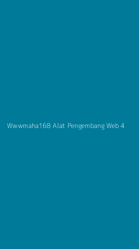 Tampilan Antarmuka Aplikasi Wwwmaha168 Alat Pengembang Web - 4