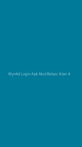 Tampilan Antarmuka Aplikasi Wyn4d Login Apk Mod Bebas Iklan - 4