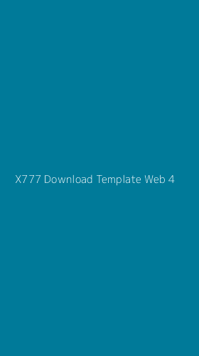 Tampilan Antarmuka Aplikasi X777 Download Template Web - 4