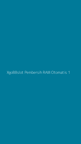Tampilan Antarmuka Aplikasi Xgo88slot Pembersih Ram Otomatis - 1