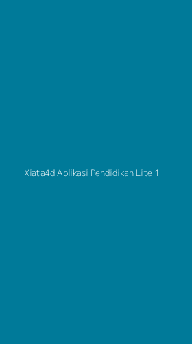 Tampilan Antarmuka Aplikasi Xiata4d Aplikasi Pendidikan Lite - 1