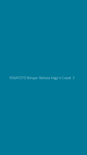 Tampilan Antarmuka Aplikasi Yogatoto Belajar Bahasa Inggris Cepat - 3