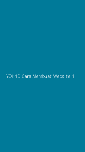 Tampilan Antarmuka Aplikasi Yok4d Cara Membuat Website - 4
