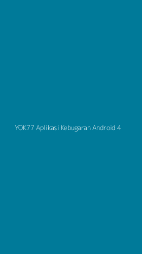 Tampilan Antarmuka Aplikasi Yok77 Aplikasi Kebugaran Android - 4