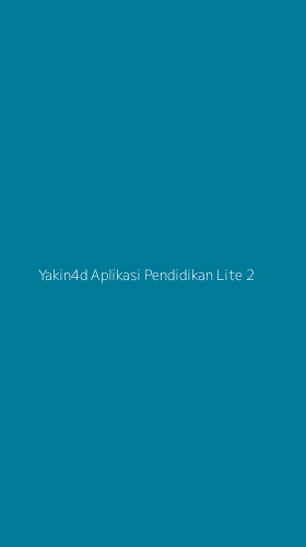Tampilan Antarmuka Aplikasi Yakin4d Aplikasi Pendidikan Lite - 2