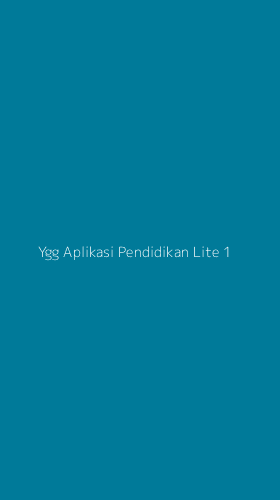 Tampilan Antarmuka Aplikasi Ygg Aplikasi Pendidikan Lite - 1