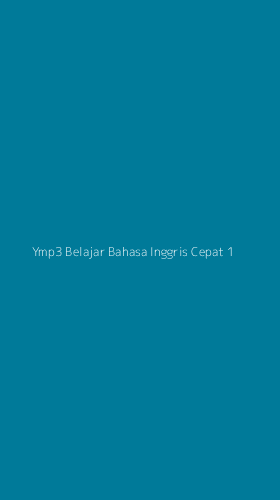 Tampilan Antarmuka Aplikasi Ymp3 Belajar Bahasa Inggris Cepat - 1