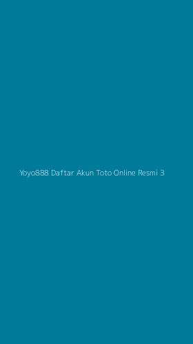 Tampilan Antarmuka Aplikasi Yoyo888 Daftar Akun Toto Online Resmi - 3