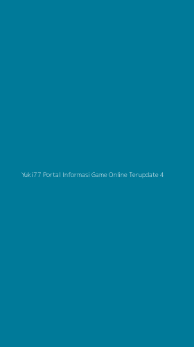 Tampilan Antarmuka Aplikasi Yuki77 Portal Informasi Game Online Terupdate - 4