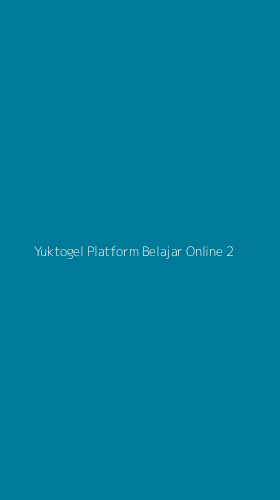 Tampilan Antarmuka Aplikasi Yuktogel Platform Belajar Online - 2