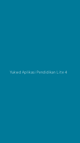 Tampilan Antarmuka Aplikasi Yukwd Aplikasi Pendidikan Lite - 4