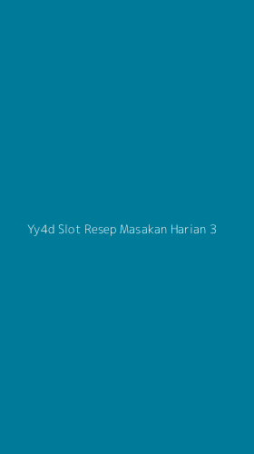 Tampilan Antarmuka Aplikasi Yy4d Slot Resep Masakan Harian - 3