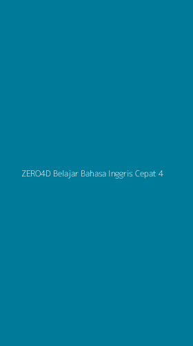Tampilan Antarmuka Aplikasi Zero4d Belajar Bahasa Inggris Cepat - 4
