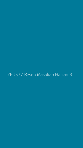 Tampilan Antarmuka Aplikasi Zeus77 Resep Masakan Harian - 3