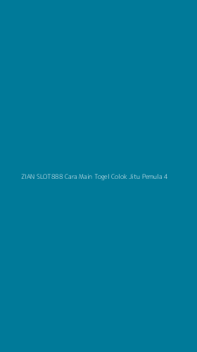 Tampilan Antarmuka Aplikasi Zian Slot888 Cara Main Togel Colok Jitu Pemula - 4