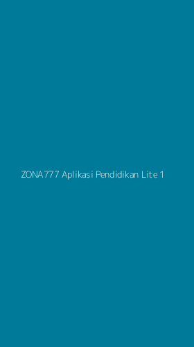 Tampilan Antarmuka Aplikasi Zona777 Aplikasi Pendidikan Lite - 1